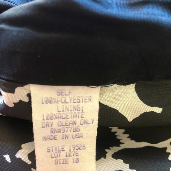 FATTANEH BAHARI Black Dress Sz 10 - Picture 7 of 7